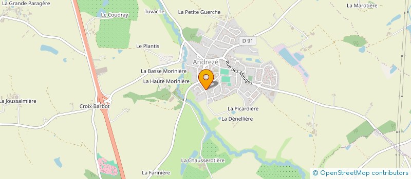 localisation de l'entreprise DUPONT TRANSPORT EXPRESS (D.T.E.) à BEAUPREAU-EN-MAUGES