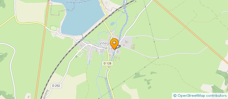 localisation de l'entreprise DUPONT TRAVAUX PUBLICS à VILLEGUSIEN-LE-LAC