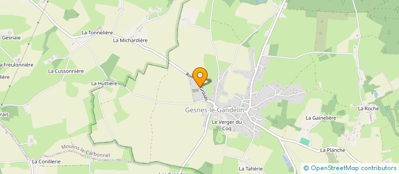 localisation de l'entreprise DUPONT VINCENT  GESNES-LE-GANDELIN