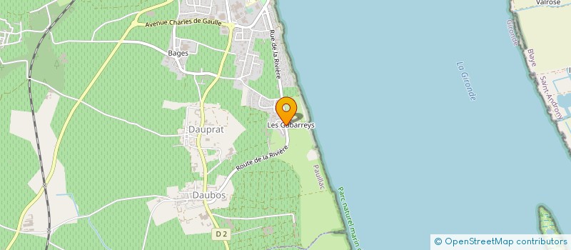 localisation de l'entreprise DUPORT  SAINT-LAURENT-MEDOC