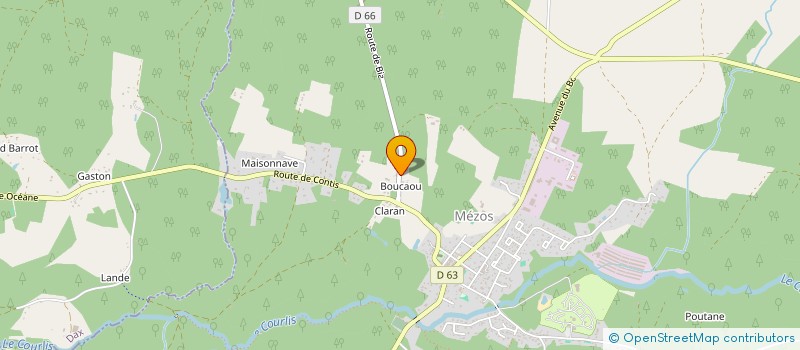 localisation de l'entreprise DUPORT SALLABERRY  MEZOS