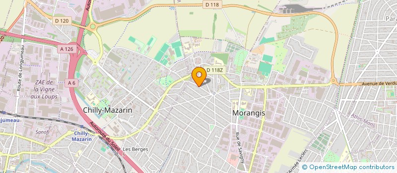 localisation de l'entreprise DUPOTHUI BTP à MORANGIS