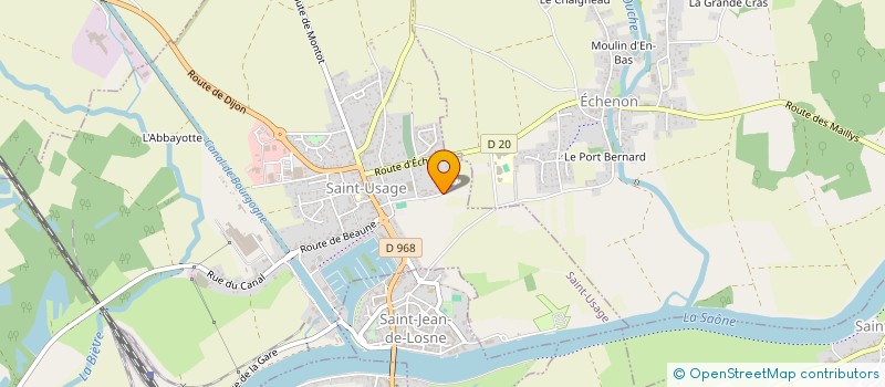 localisation de l'entreprise DUPOUX CARRELEUR  SAINT-USAGE