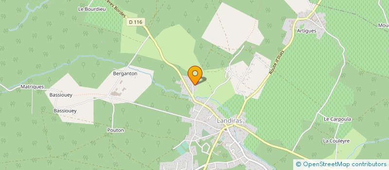localisation de l'entreprise DUPOUY  LANDIRAS