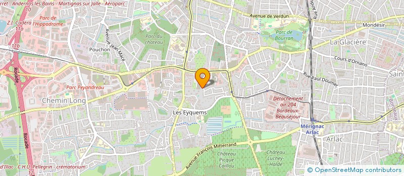 localisation de l'entreprise DUPOUY ECO ELECTRO à MERIGNAC