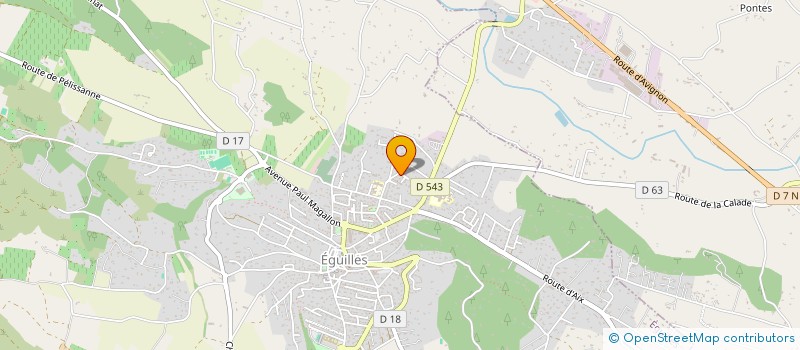 localisation de l'entreprise DUPOUY-ROGER  EGUILLES