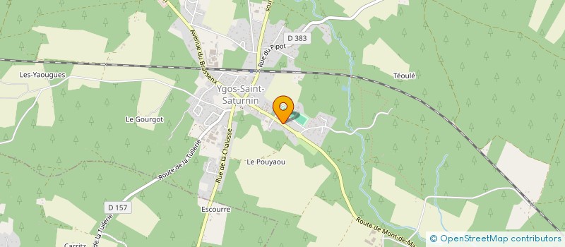 localisation de l'entreprise DUPOUY SARL  YGOS-SAINT-SATURNIN