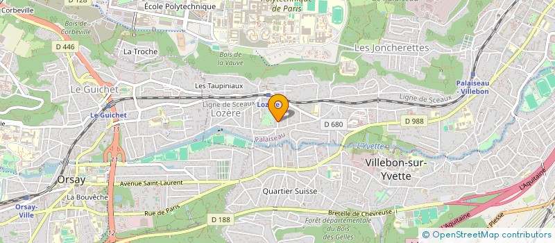 localisation de l'entreprise DUPPLE  PALAISEAU