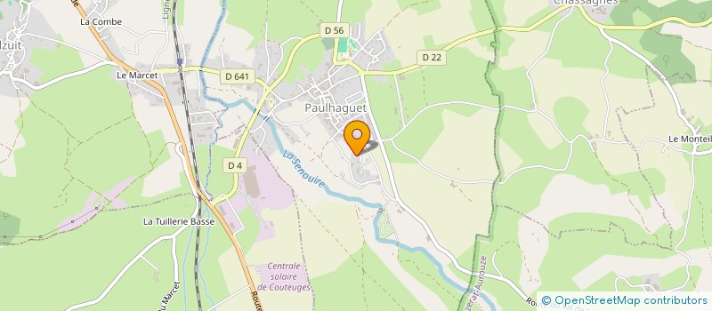 localisation de l'entreprise DUPRADEL  SALZUIT