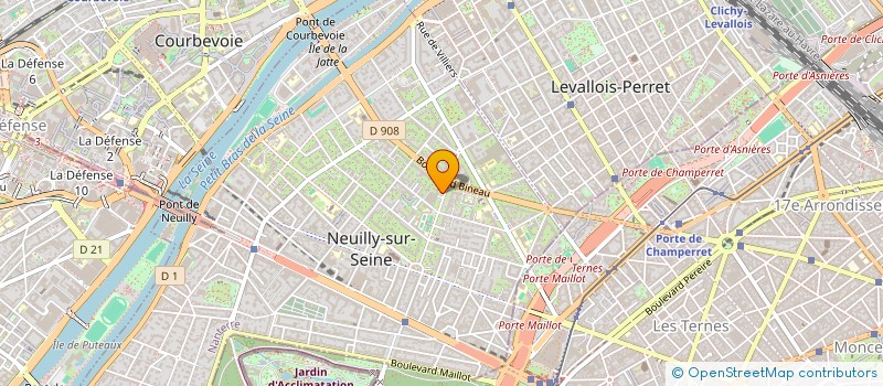 localisation de l'entreprise DUPRAT DUBOIS 1870 à NEUILLY-SUR-SEINE