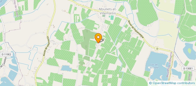 localisation de l'entreprise DUPRAT TP  BONNEVILLE-ET-SAINT-AVIT-DE-FUMADIERES