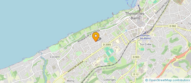 localisation de l'entreprise DUPRAVO à THONON-LES-BAINS