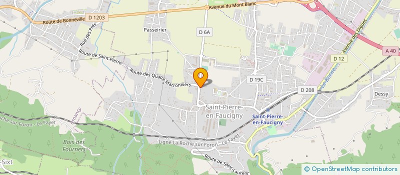 localisation de l'entreprise DUPRAZ ET COMPAGNIE  AMANCY