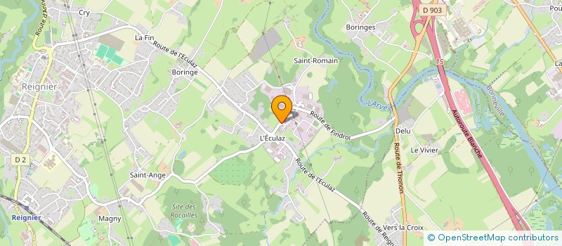 localisation de l'entreprise DUPRAZ MARITANO PRIMEURS à REIGNIER-ESERY