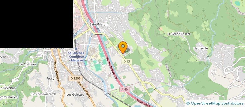 localisation de l'entreprise DUPRAZ PARTICIPATIONS INVESTISSEMENT  SALLANCHES