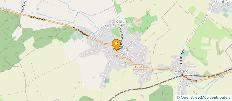 localisation de l'entreprise DUPRE  METZING