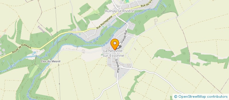 localisation de l'entreprise DUPRE BATIMENT à LA NEUVILLE-SUR-ESSONNE
