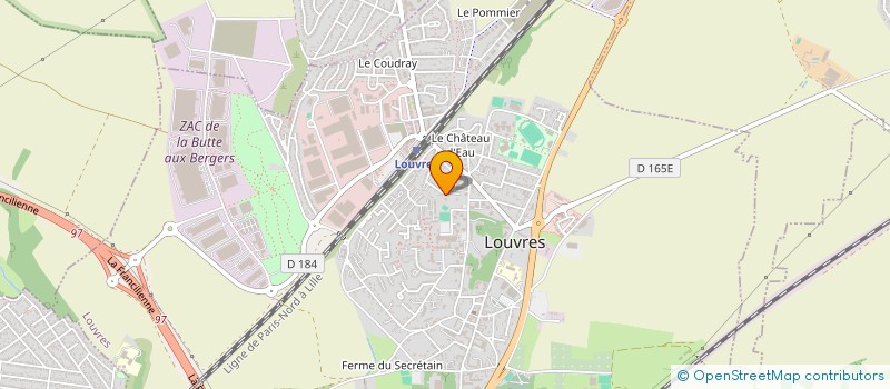 localisation de l'entreprise DUPRE DE LA TOUR  LOUVRES