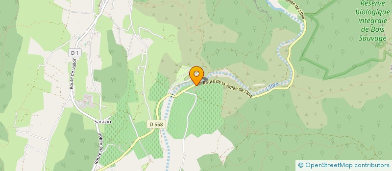 localisation de l'entreprise DUPRE ET FILS  LAGORCE