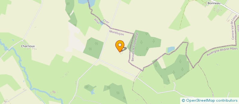 localisation de l'entreprise DUPRE TRAVAUX à AINAY-LE-CHATEAU