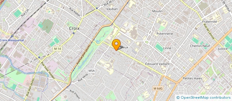 localisation de l'entreprise DUPRES CHAVARIA  ROUBAIX