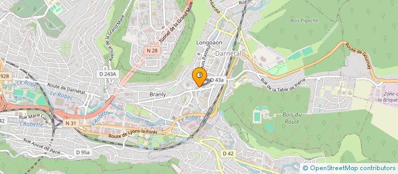 localisation de l'entreprise DUPRESSOIR ENERGIES à DARNETAL