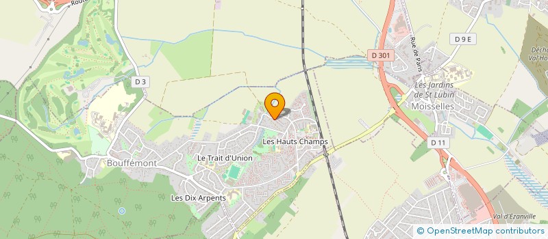 localisation de l'entreprise DUPRESTO à MOISSELLES