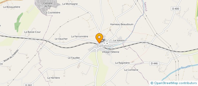 localisation de l'entreprise DUPREY LENGRONNE  CAMETOURS