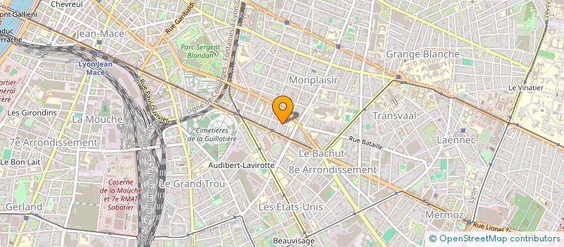 localisation de l'entreprise DUPREY - STAMENOVA  LYON