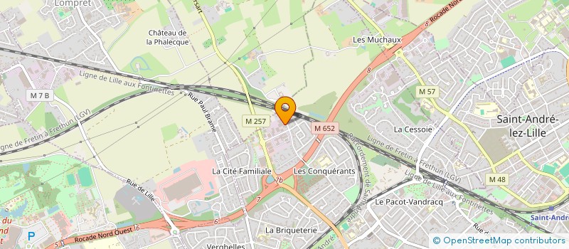localisation de l'entreprise DUPREZ INVESTISSEMENT à LAMBERSART