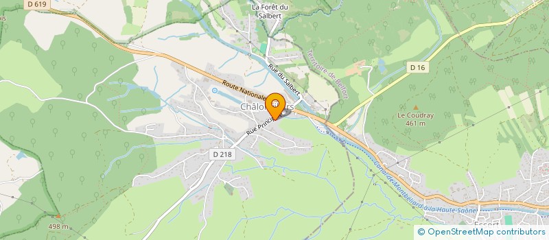 localisation de l'entreprise DUPS  CHALONVILLARS