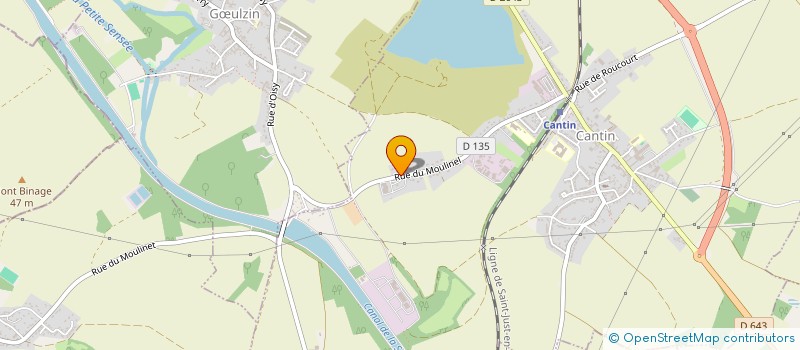 localisation de l'entreprise DUPUIS DELEAU  CANTIN