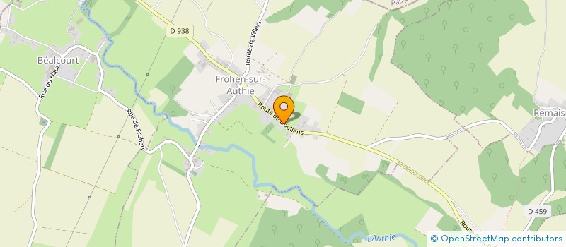 localisation de l'entreprise DUPUIS DIEPPE  FROHEN-SUR-AUTHIE