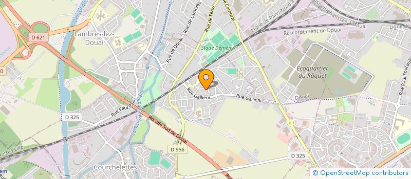 localisation de l'entreprise DUPUIS FLORENCE  LAMBRES-LEZ-DOUAI