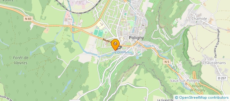 localisation de l'entreprise DUPUIS INVESTISSEMENTS  POLIGNY