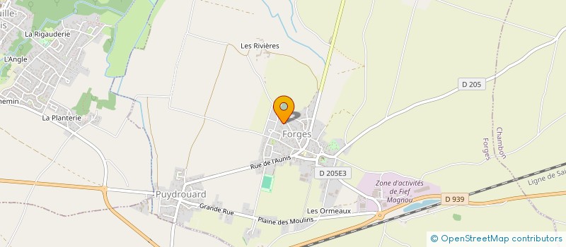 localisation de l'entreprise DUPUIS PLOMBERIE  FORGES