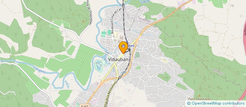 localisation de l'entreprise DUPUIS RENOV83  VIDAUBAN