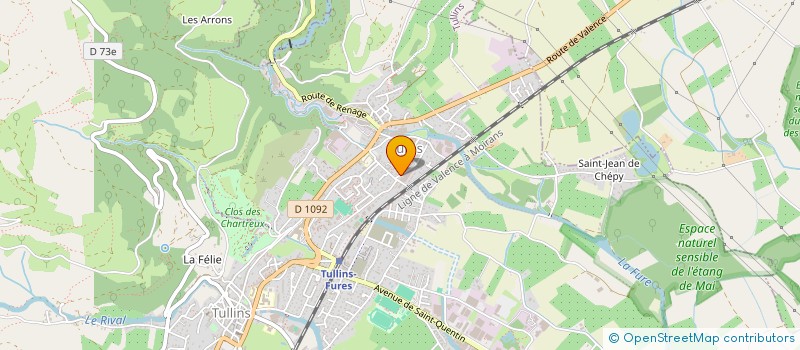 localisation de l'entreprise DUPUIS THERMOFORMAGE à TULLINS
