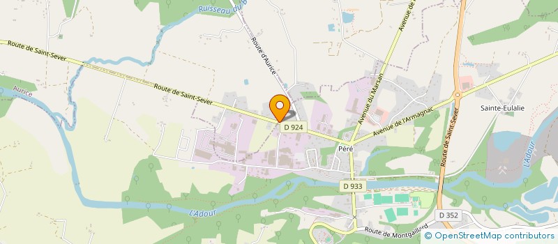 localisation de l'entreprise DUPUY  AURICE