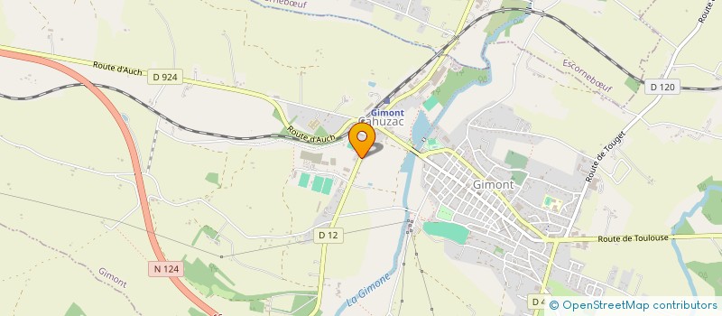 localisation de l'entreprise DUPUY à GIMONT