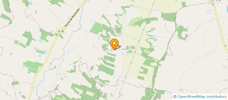 localisation de l'entreprise DUPUY  CASTILLON-DEBATS