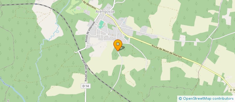 localisation de l'entreprise DUPUY  ARENGOSSE