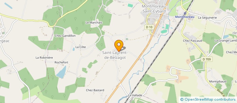 localisation de l'entreprise DUPUY DU LEVREAULT à BORS (CANTON DE TUDE-LAVALETTE)
