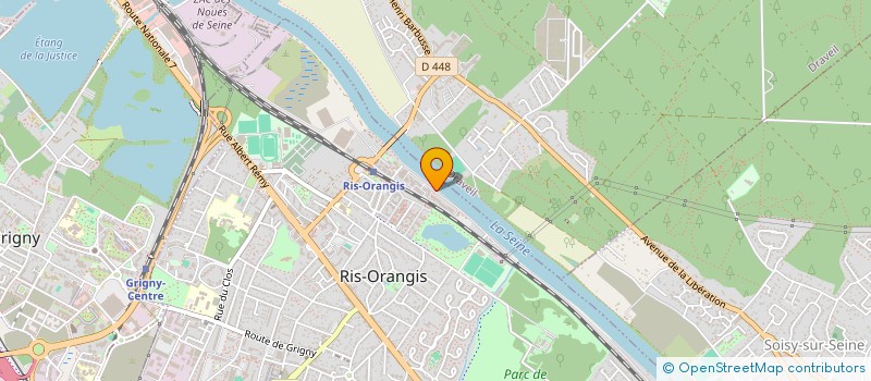 localisation de l'entreprise DUPUY & DUPUY à RIS-ORANGIS