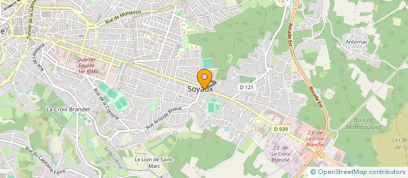 localisation de l'entreprise DUPUY & DUPUY  SOYAUX