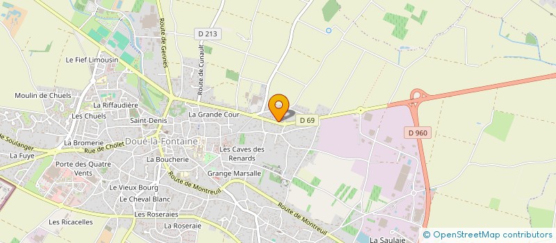 localisation de l'entreprise DUPUY IMMO  DOUE-EN-ANJOU