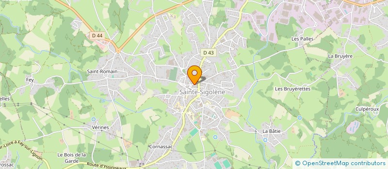 localisation de l'entreprise DUPUY IMMO à SAINTE-SIGOLENE