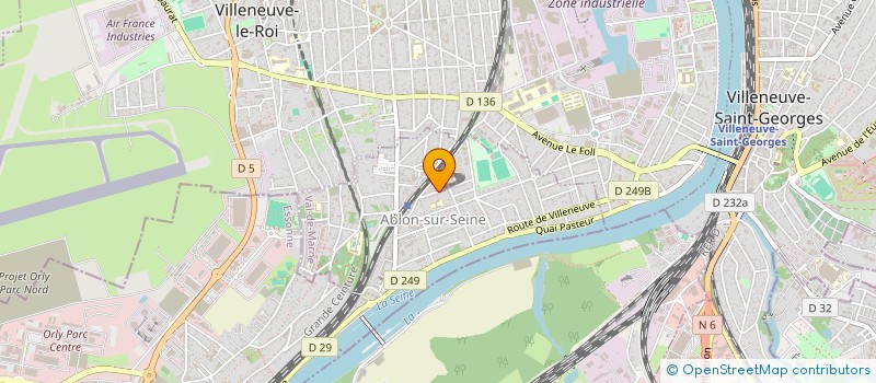 localisation de l'entreprise DUPUY LEON à ABLON-SUR-SEINE