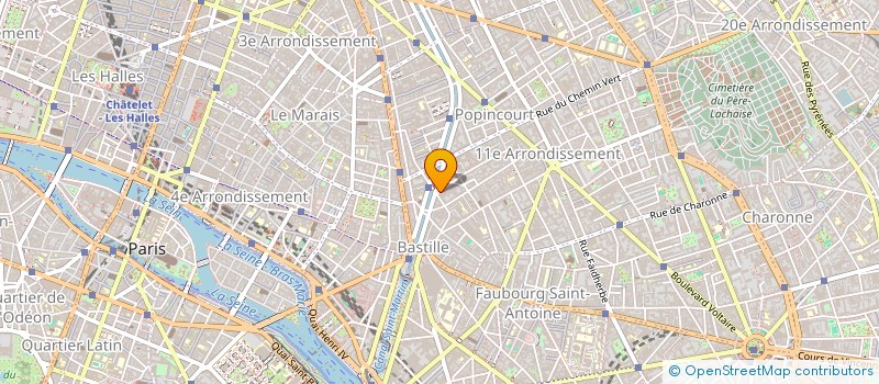 localisation de l'entreprise DUPUY                         MICHE  PARIS