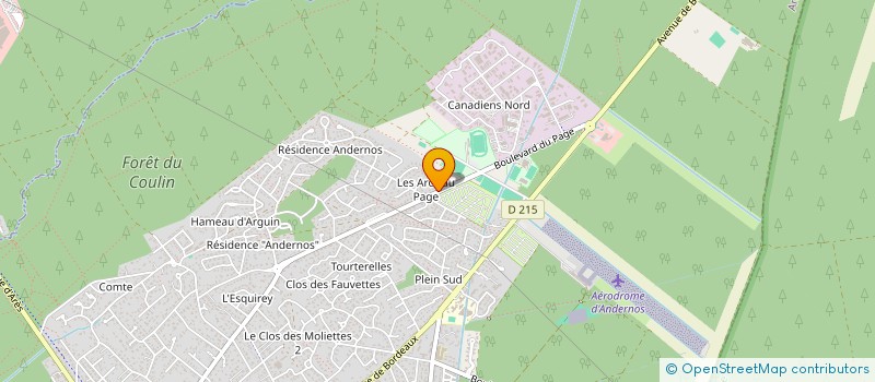 localisation de l'entreprise DUPUY-PLAQUISTES à ANDERNOS-LES-BAINS